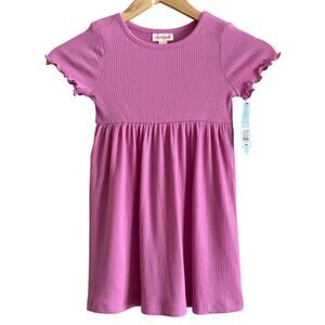 Cat‎ & Jack Toddler Girl Flutter Dress 4T – Opera Mauve – NWT